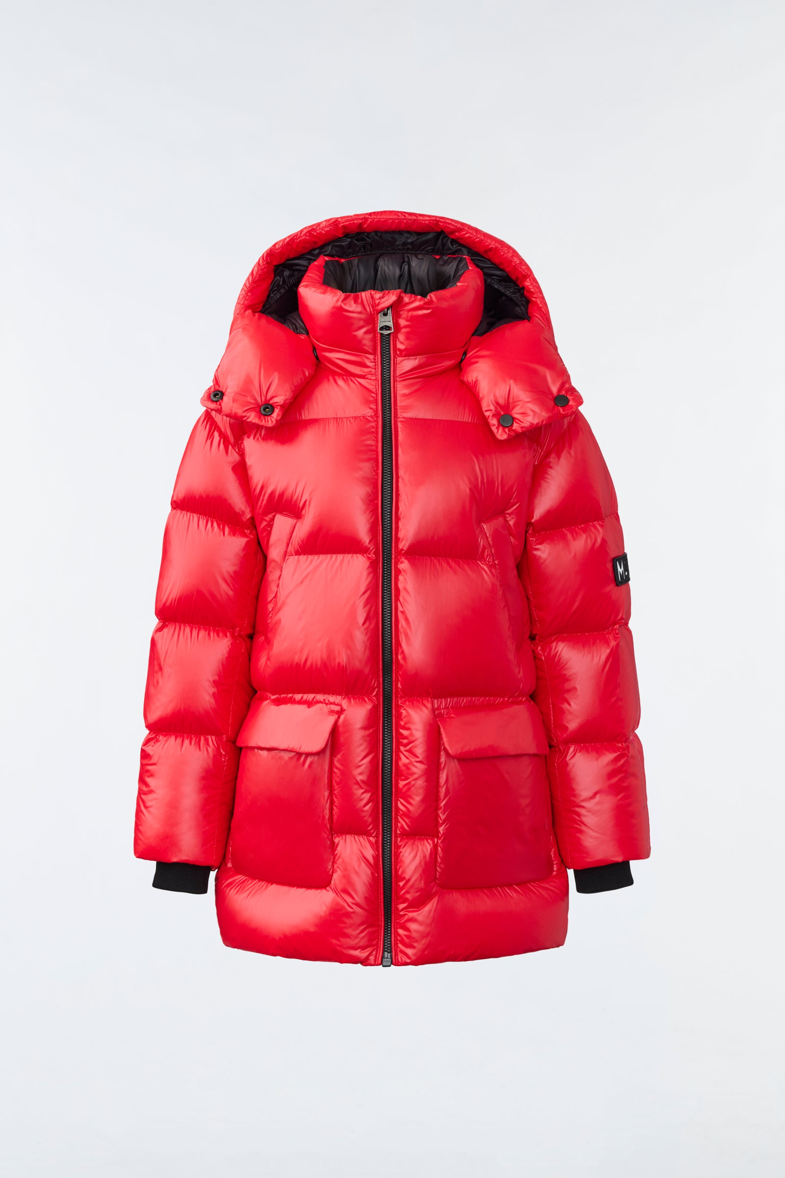 Red sales mackage coat