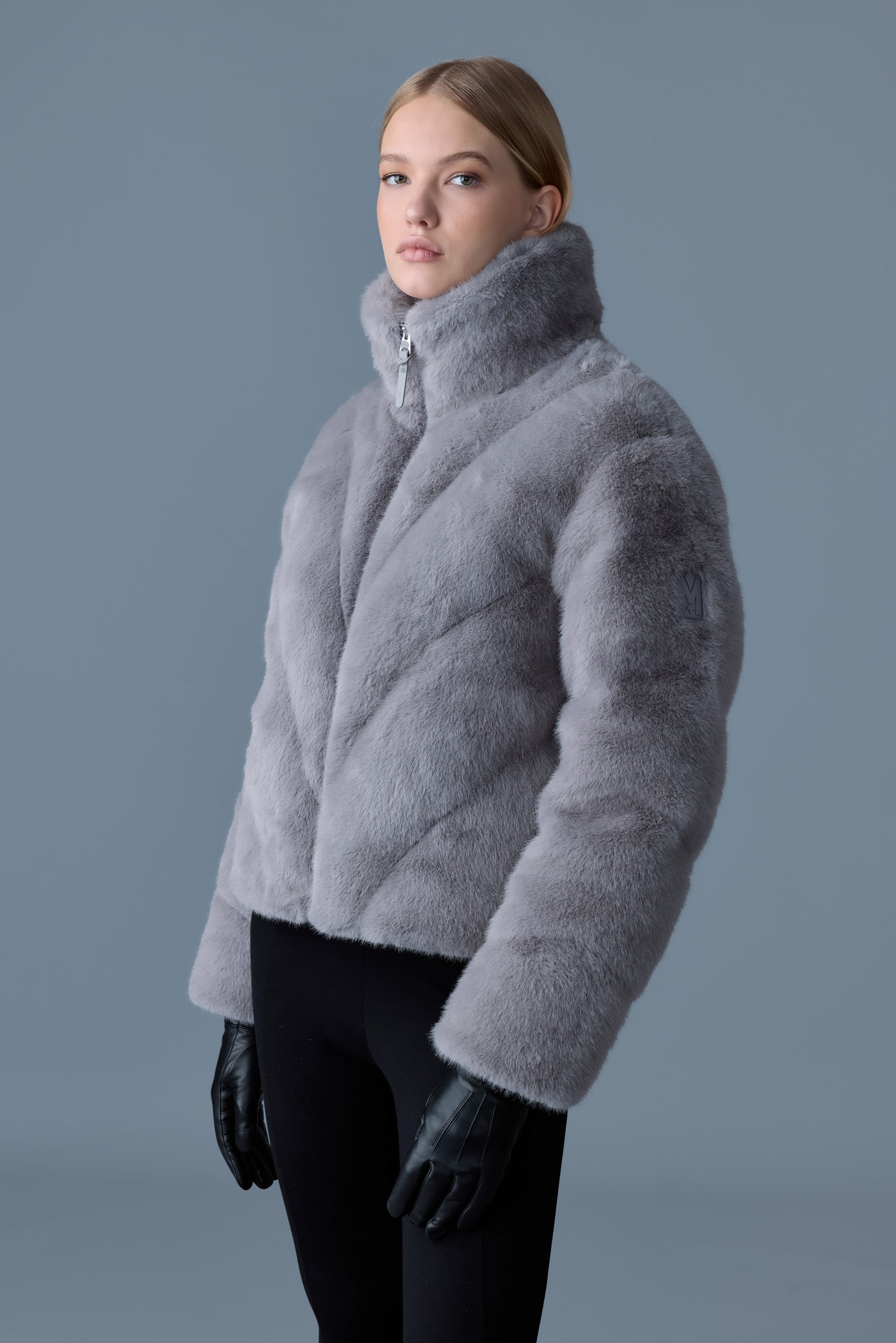 Anik brushed faux fur down jacket Mackage US