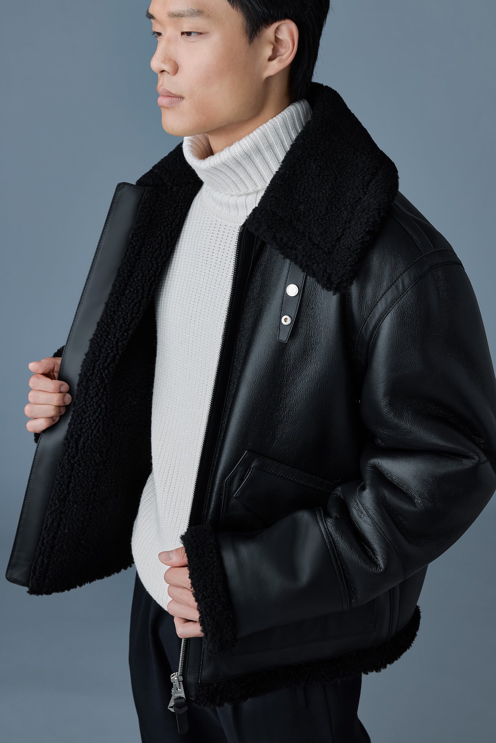 Mackage shearling jacket best sale