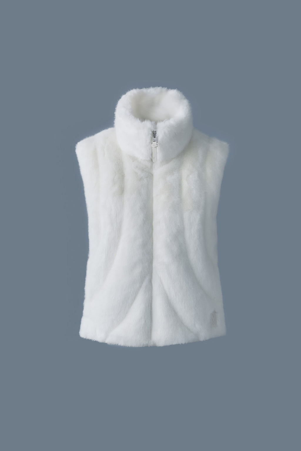 Cream orders faux fur vest