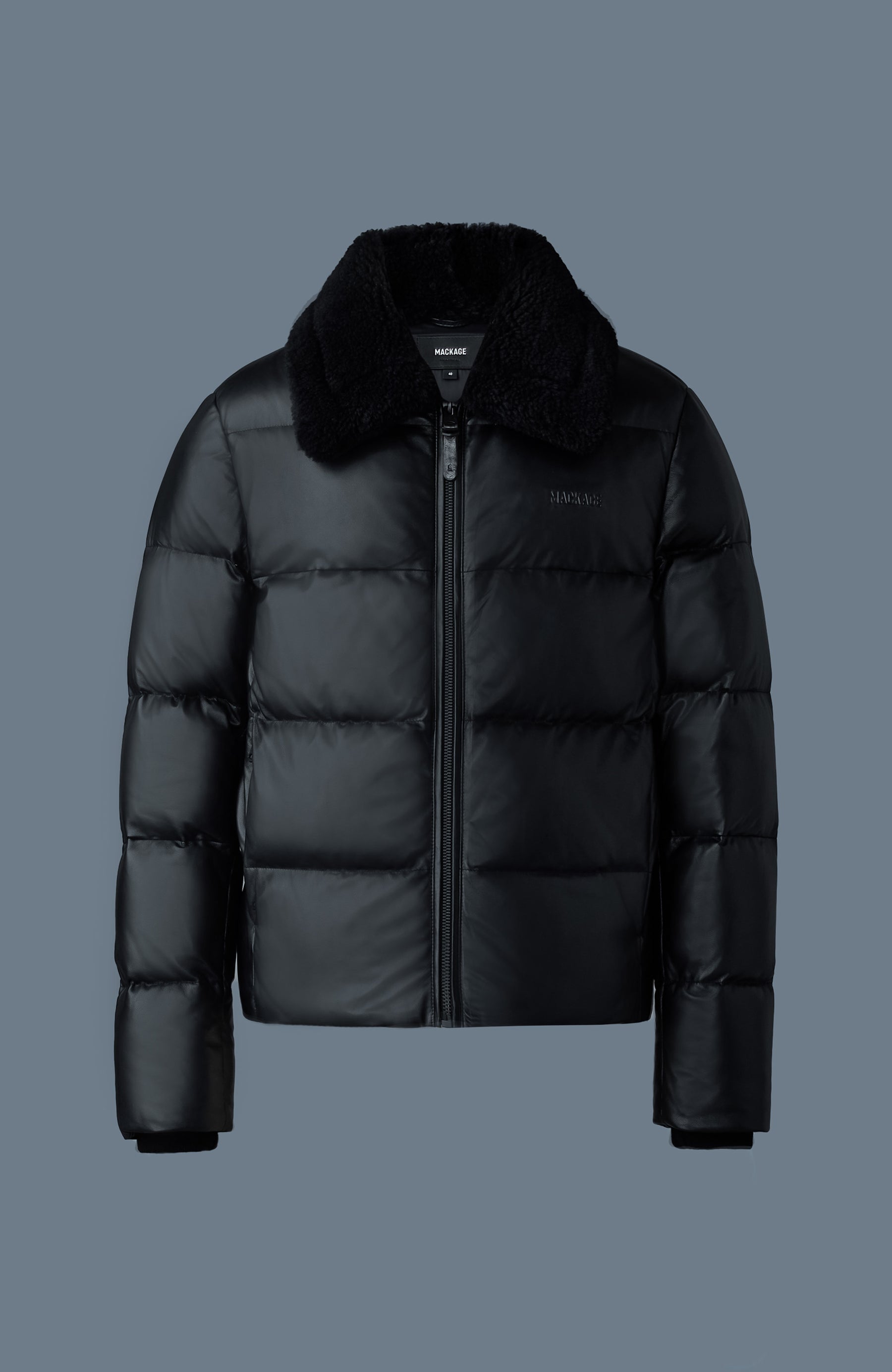 Mackage leather down jacket on sale