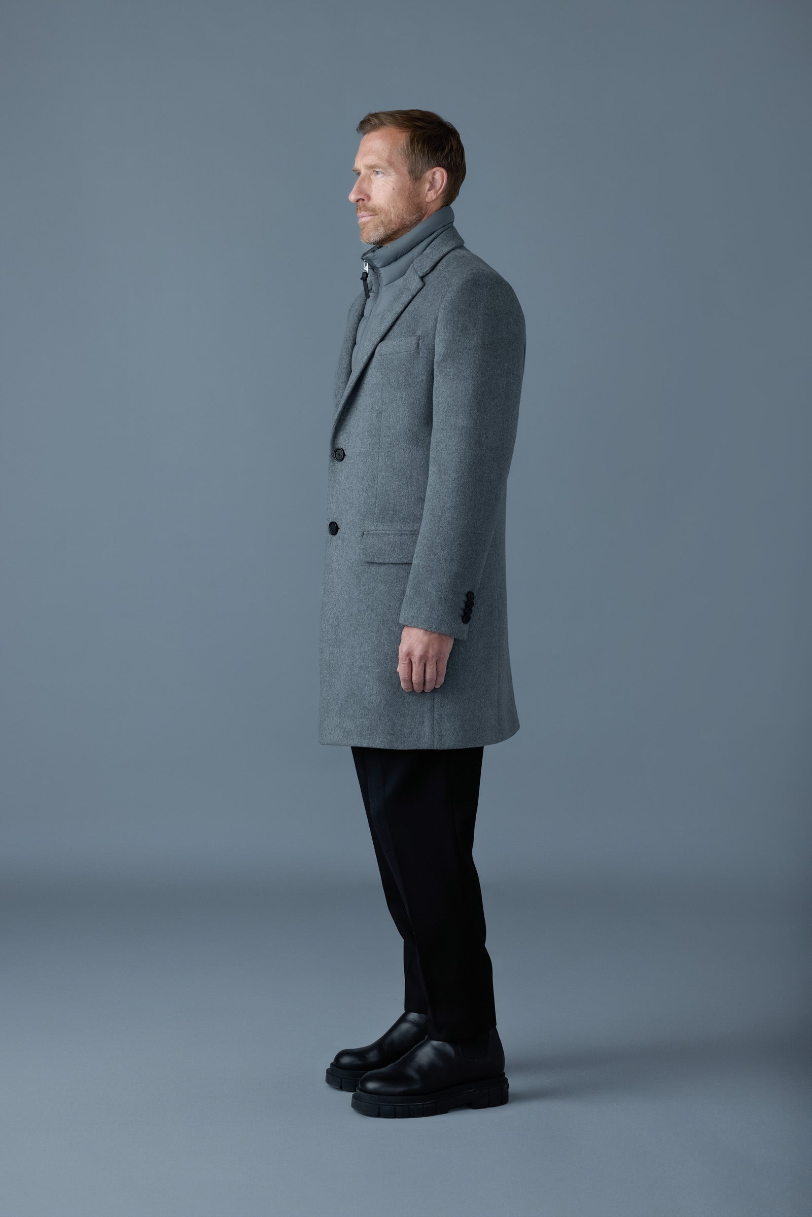 Skai SLB 3 in 1 wool coat with removable down liner Mackage US