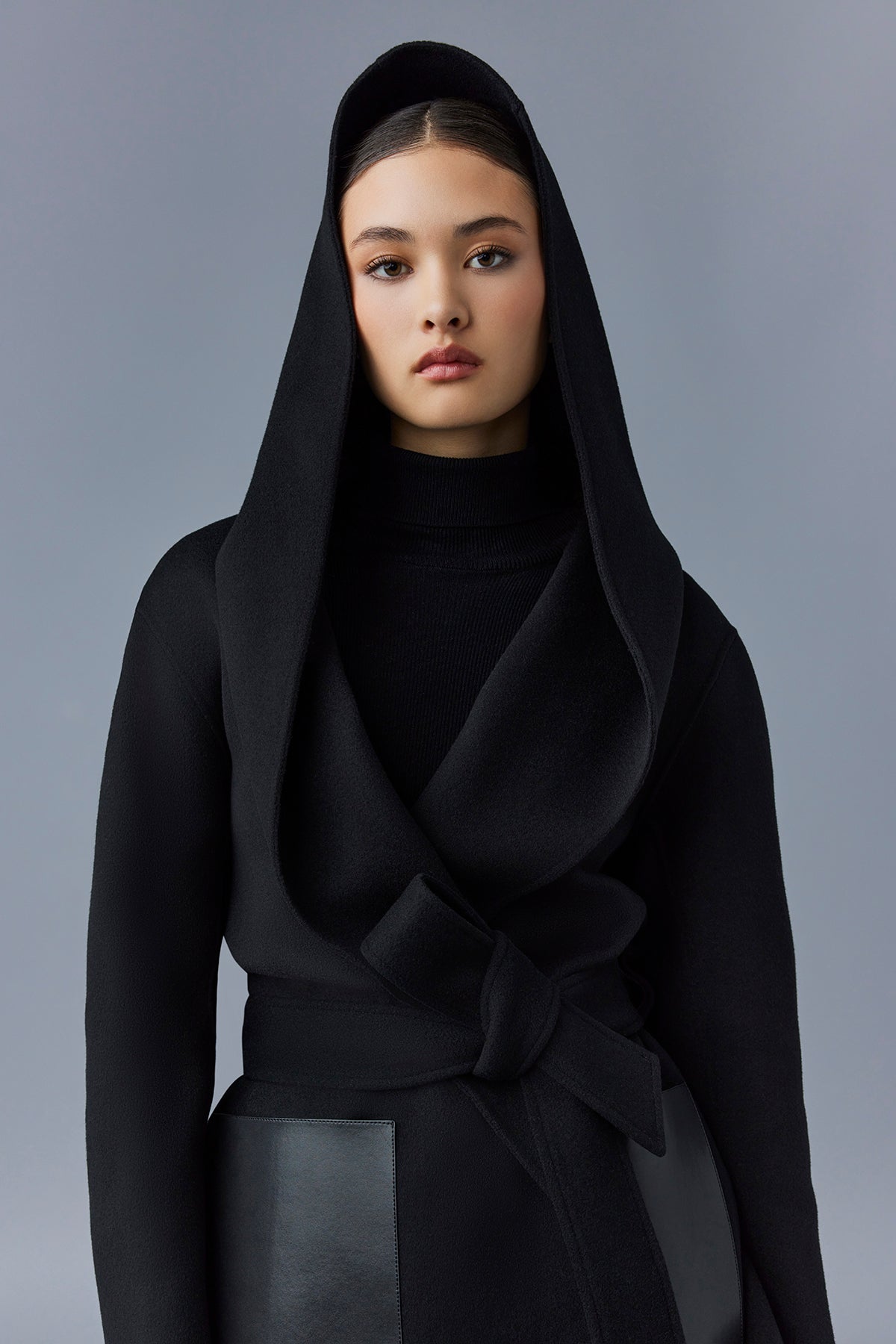 Mackage Women's Azra Wool Wrap Coat - Tan/Beige - Size M - Light Camel