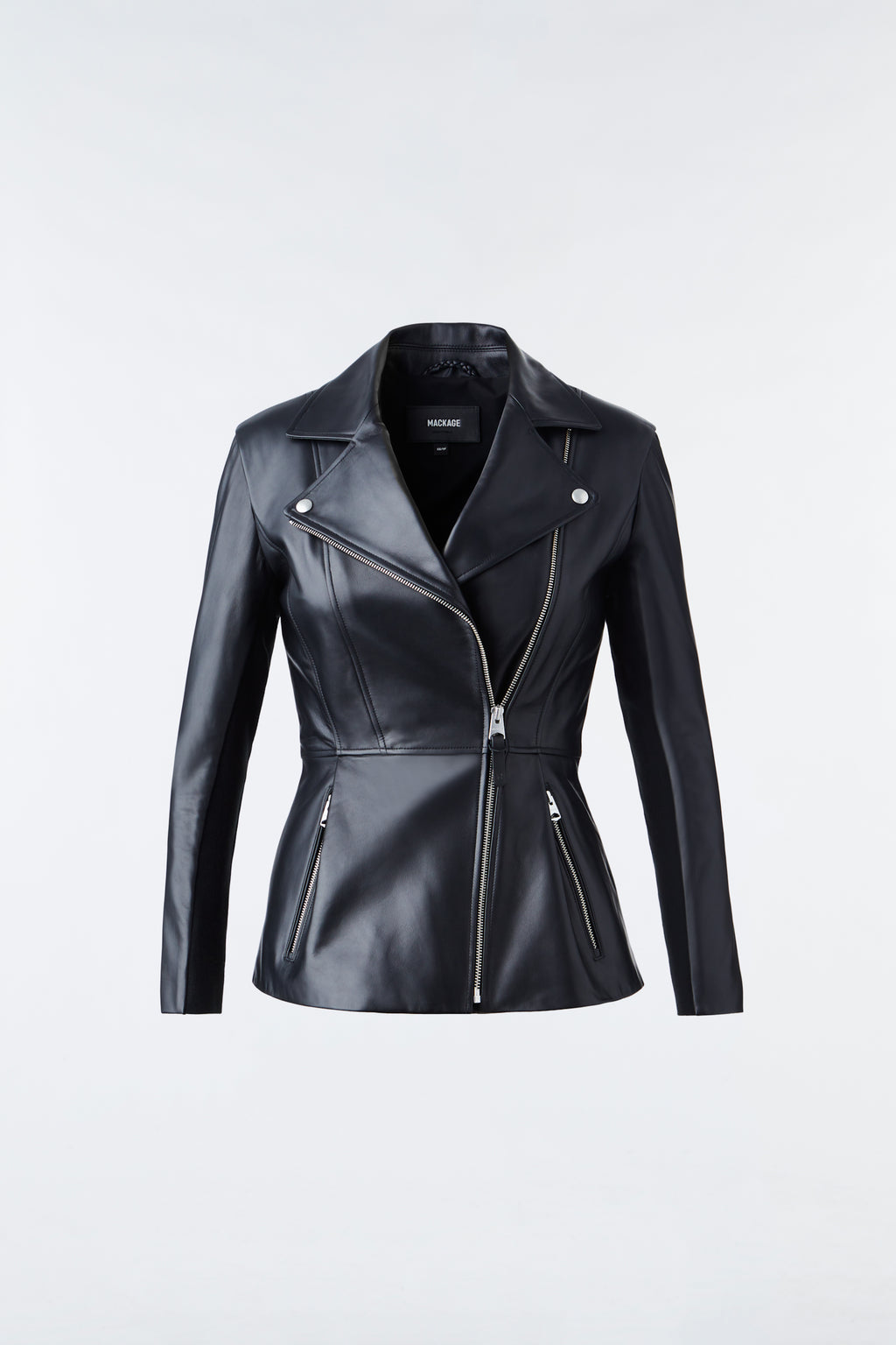 Peplum leather jacket zara best sale