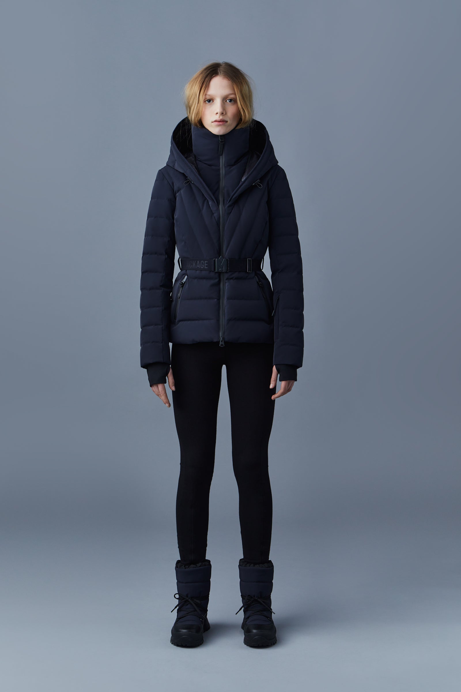 Topshop Womens Ski Snow Jacket With Fur Hood Size UK8 EUR36 US4