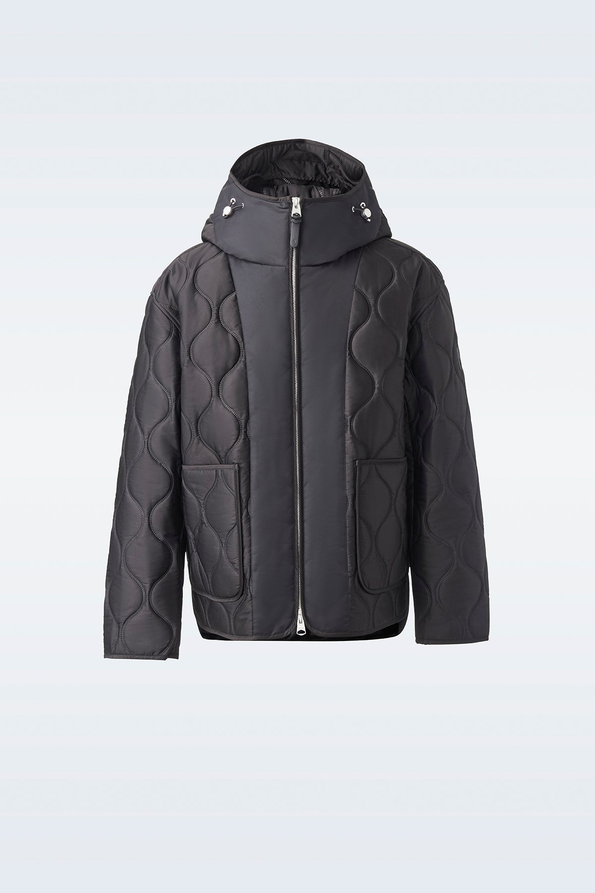 Louis Vuitton Reversible Quilted Hooded Jacket Vanilla. Size 36