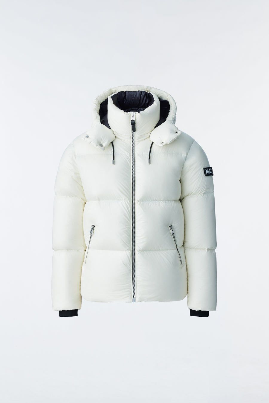 Kent, Lustrous light down jacket with hood for men | Mackage® US