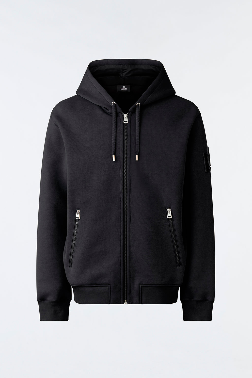 Krys, Unisex Zip-up with velvet embroidery | Mackage® US