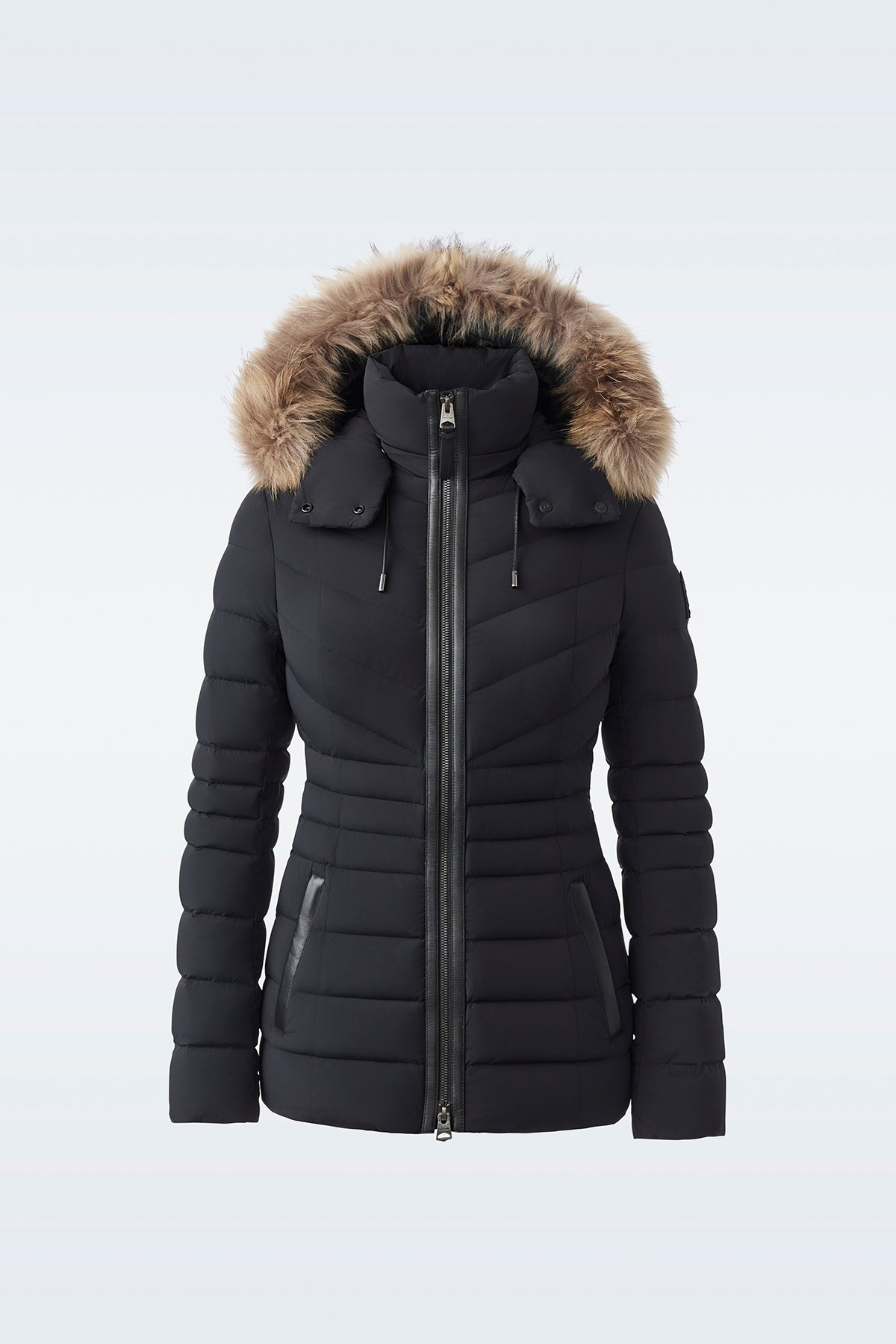 Women Long Puffer Jacket Maxi Down Parka Quilted Padded Coat with Removable  Faux Fur Trim Puffer Jacket Women Winter