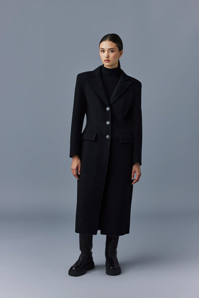 Ruth Double face wool long coat for ladies Mackage US