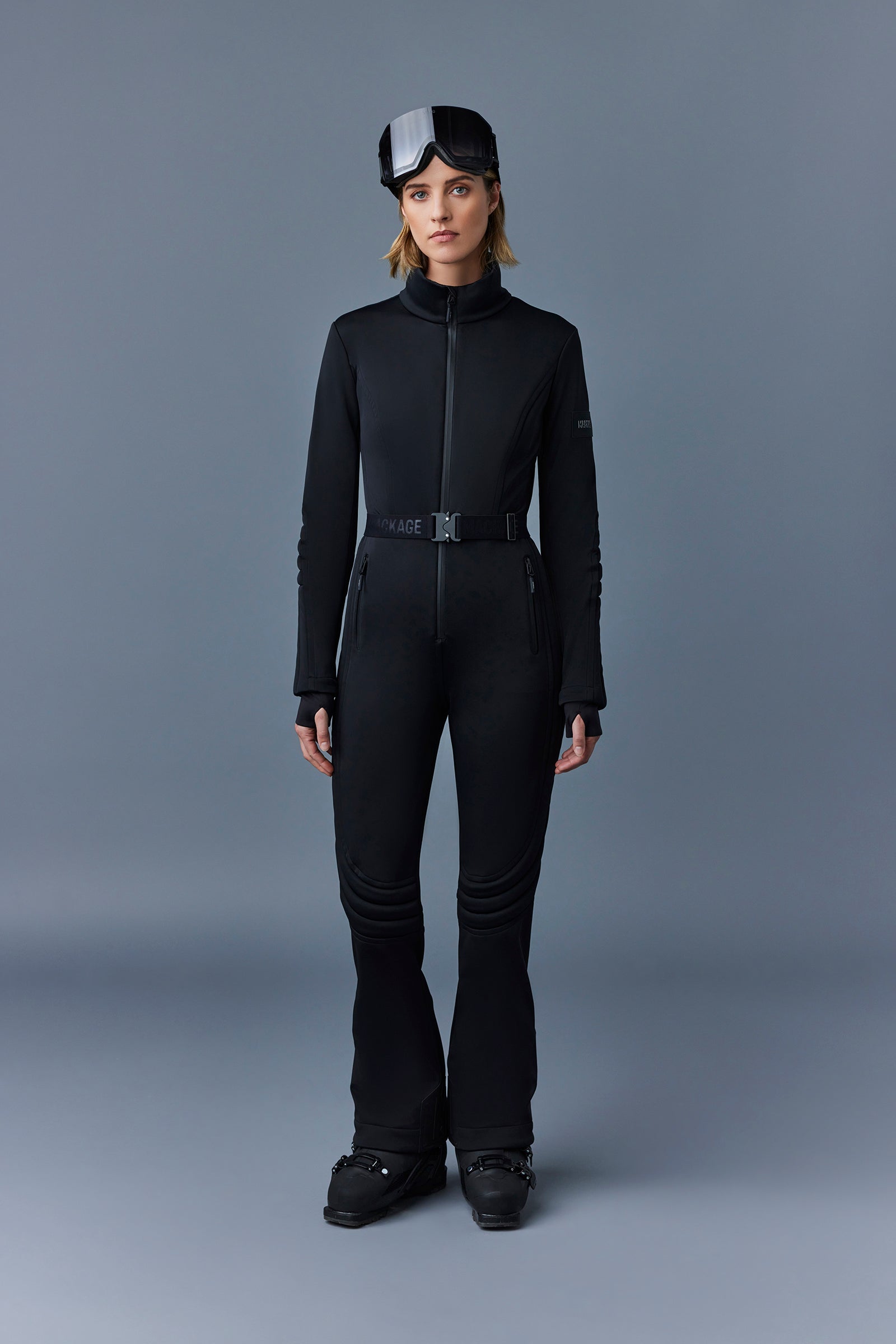 Freestyle Petite Fleece Lined Ski Suit in Black