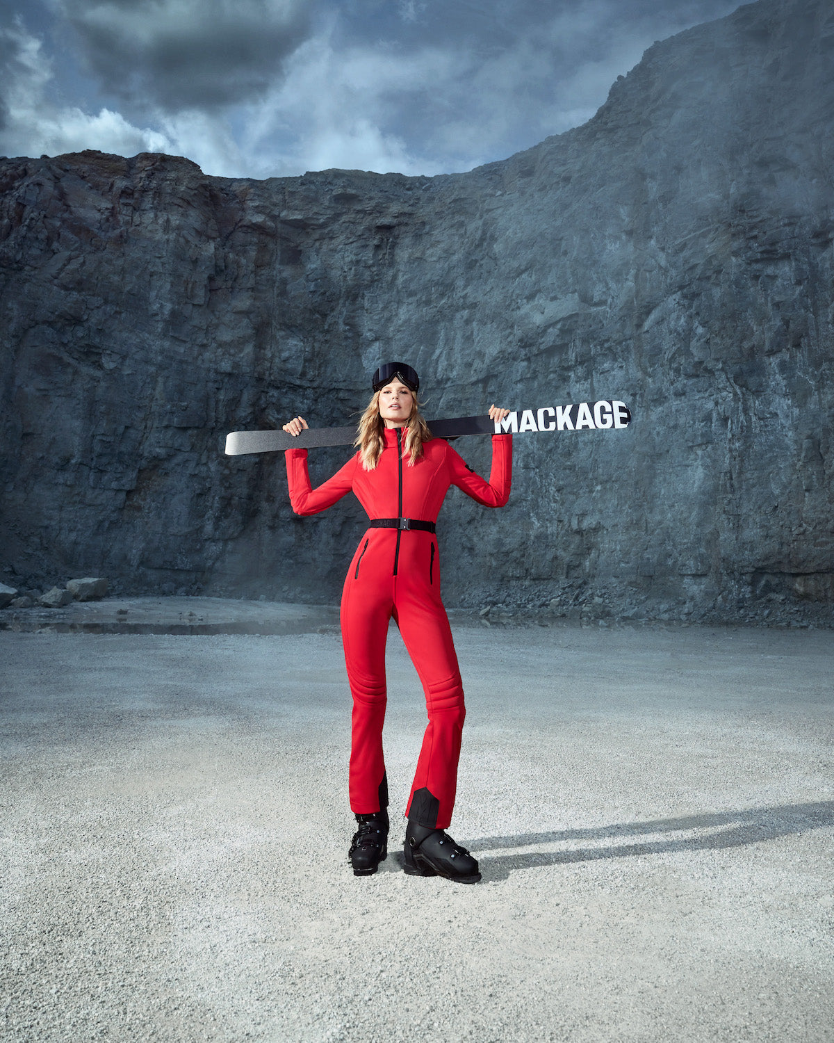 Shawna, Techno fleece ski with for Mackage® and | articulated sleeves knees ladies suit US